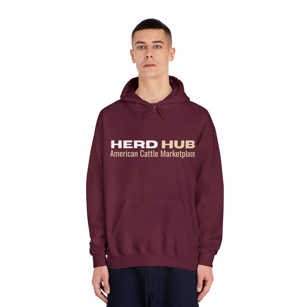 Herd Hub Hoodie — Cow Logo Pullover