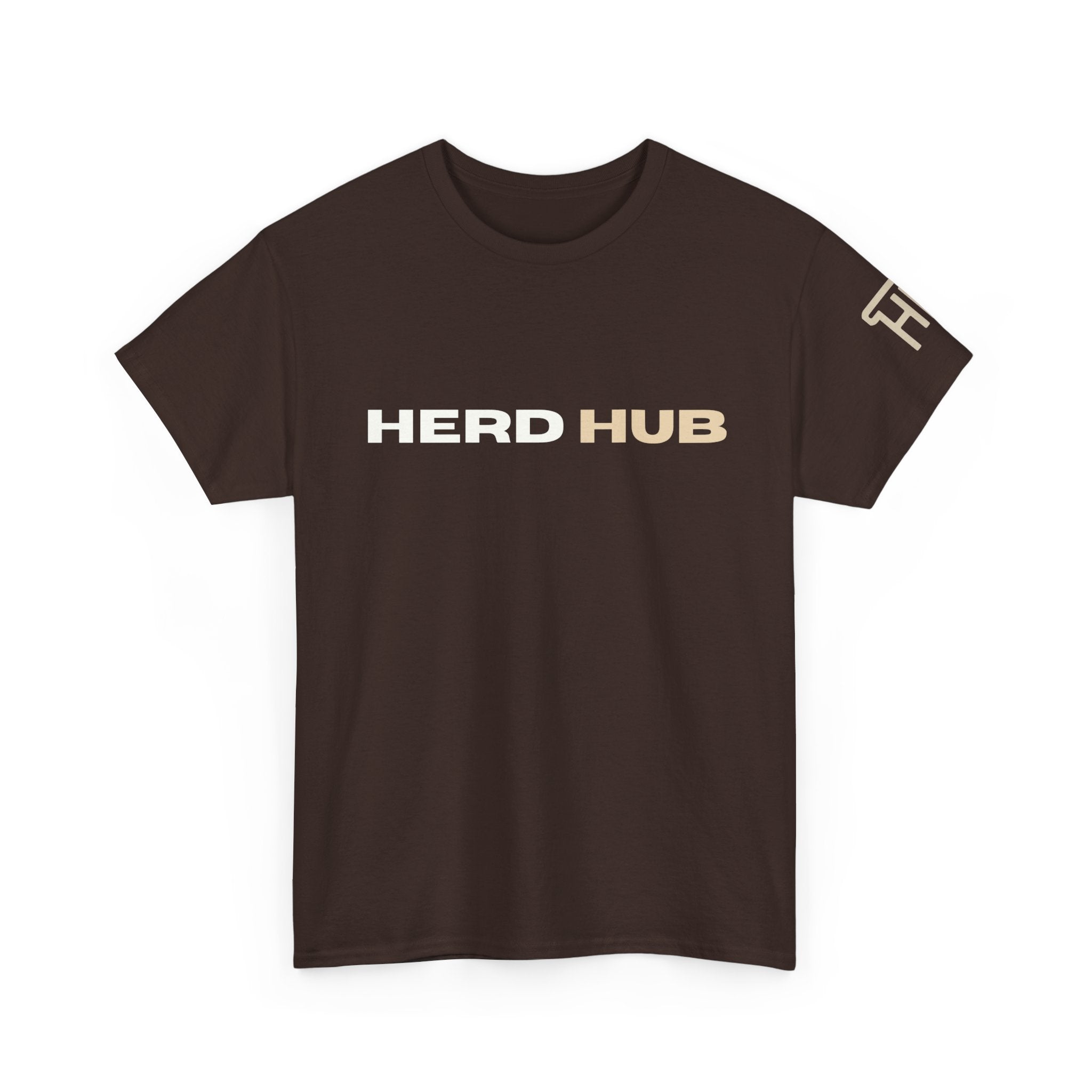 Herd Hub Cow Head — Cattle Brand Tee