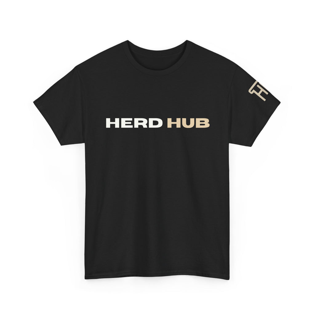 Herd Hub Cow Head — Cattle Brand Tee