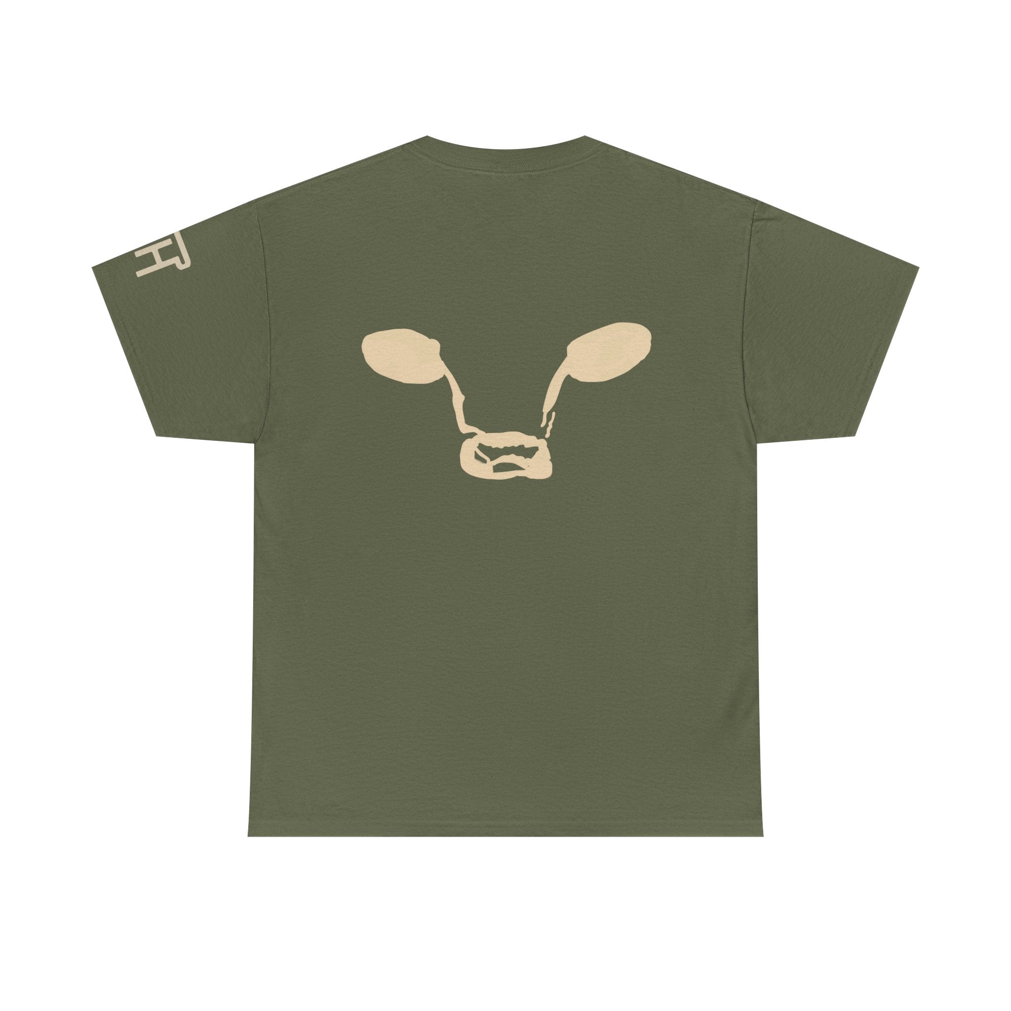 Herd Hub Cow Head — Cattle Brand Tee