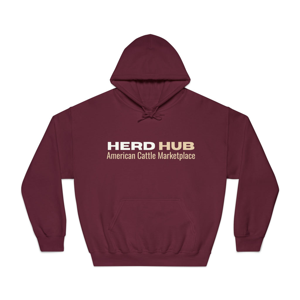 Herd Hub Hoodie — Cow Logo Pullover