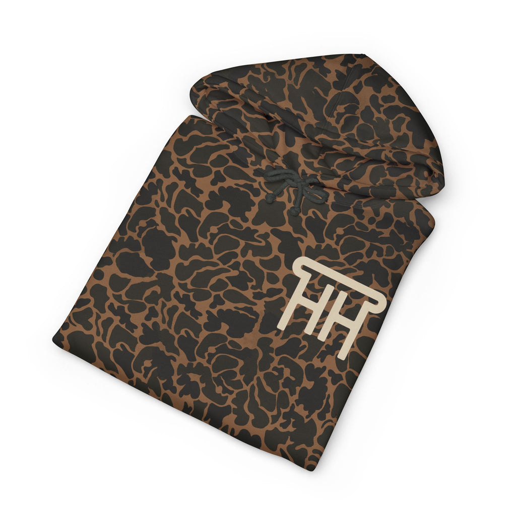 Herd Hub Camo Hoodie — Cattle Marketplace Pullover