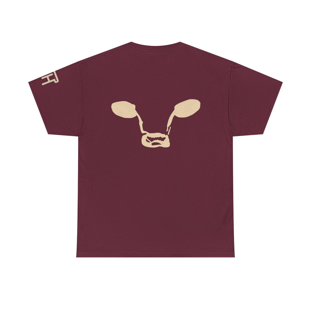 Herd Hub Cow Head — Cattle Brand Tee