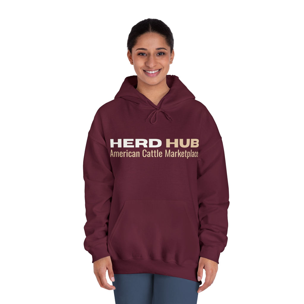 Herd Hub Hoodie — Cow Logo Pullover
