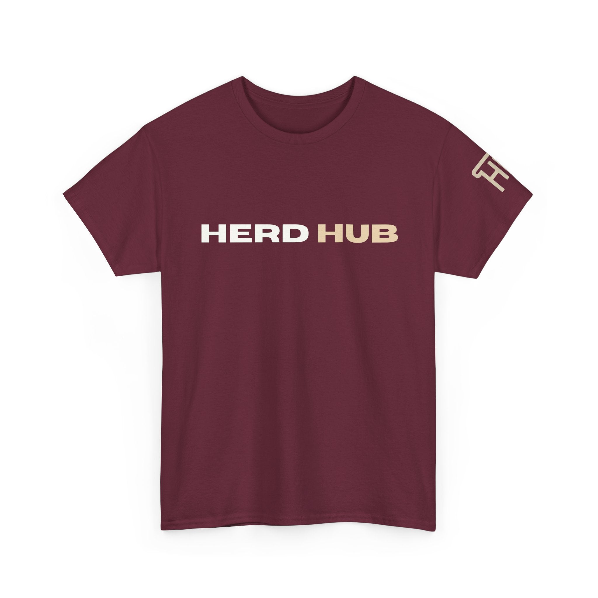 Herd Hub Cow Head — Cattle Brand Tee
