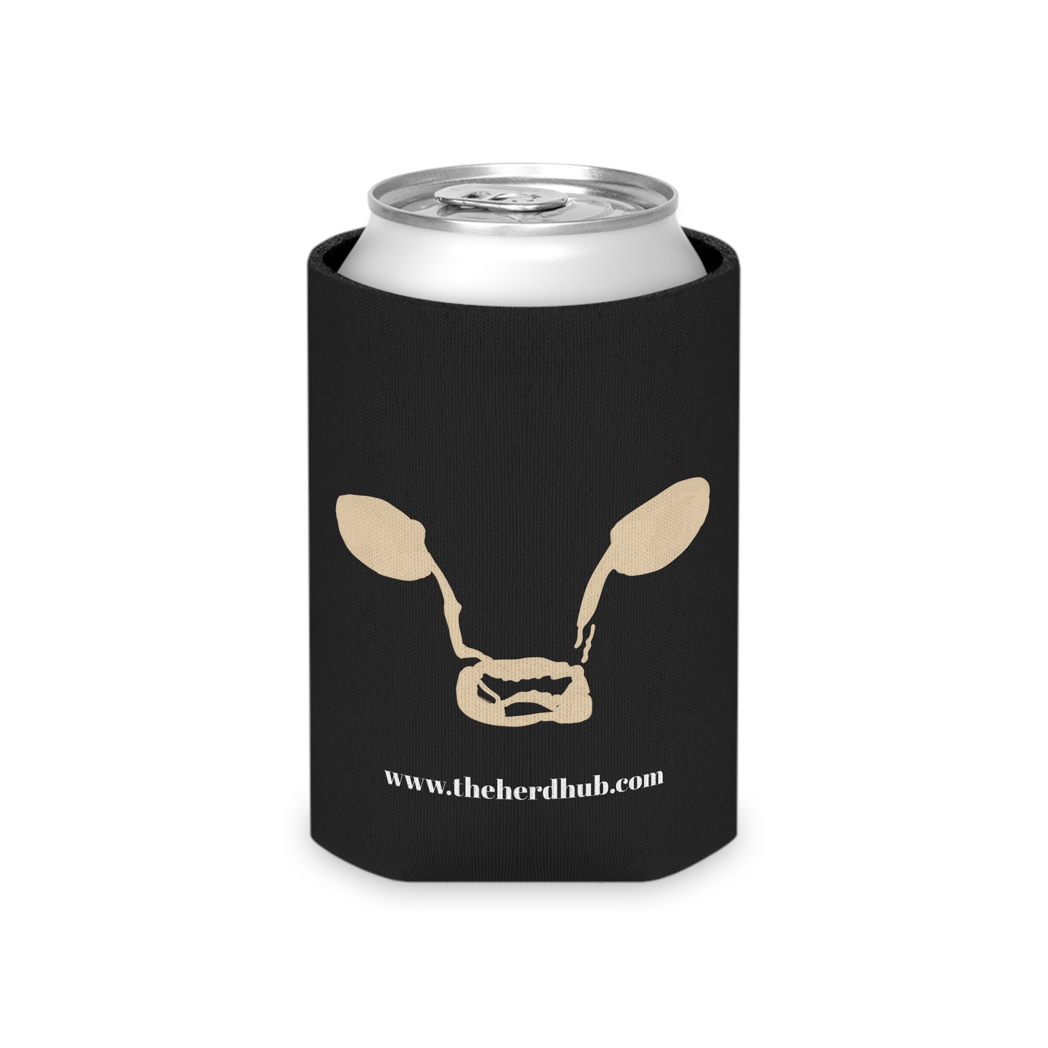 Herd Hub Can Cooler – Insulated Koozie with Cow Head