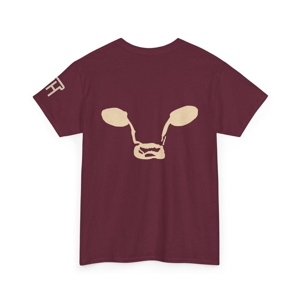 Herd Hub Cow Head — Cattle Brand Tee