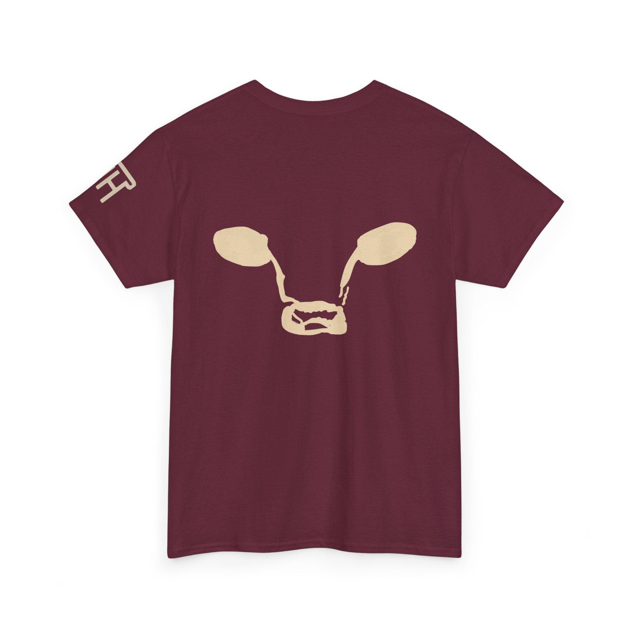 Herd Hub Cow Head — Cattle Brand Tee