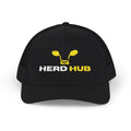Embroidered TT Logo Snapback Trucker Cap — Black & White Mesh Hat