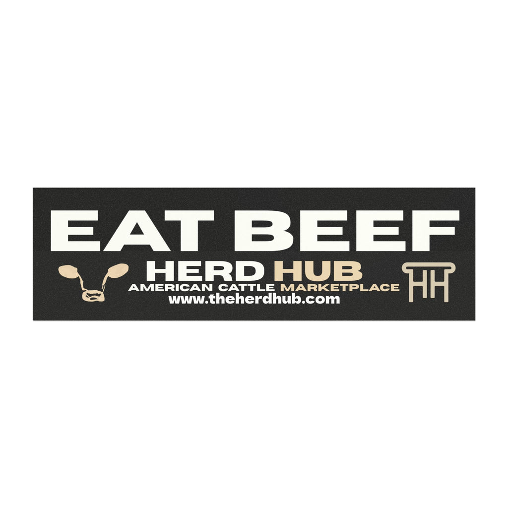 Herd Hub Car Magnet – American Cattle Marketplace Logo Magnetic Decal