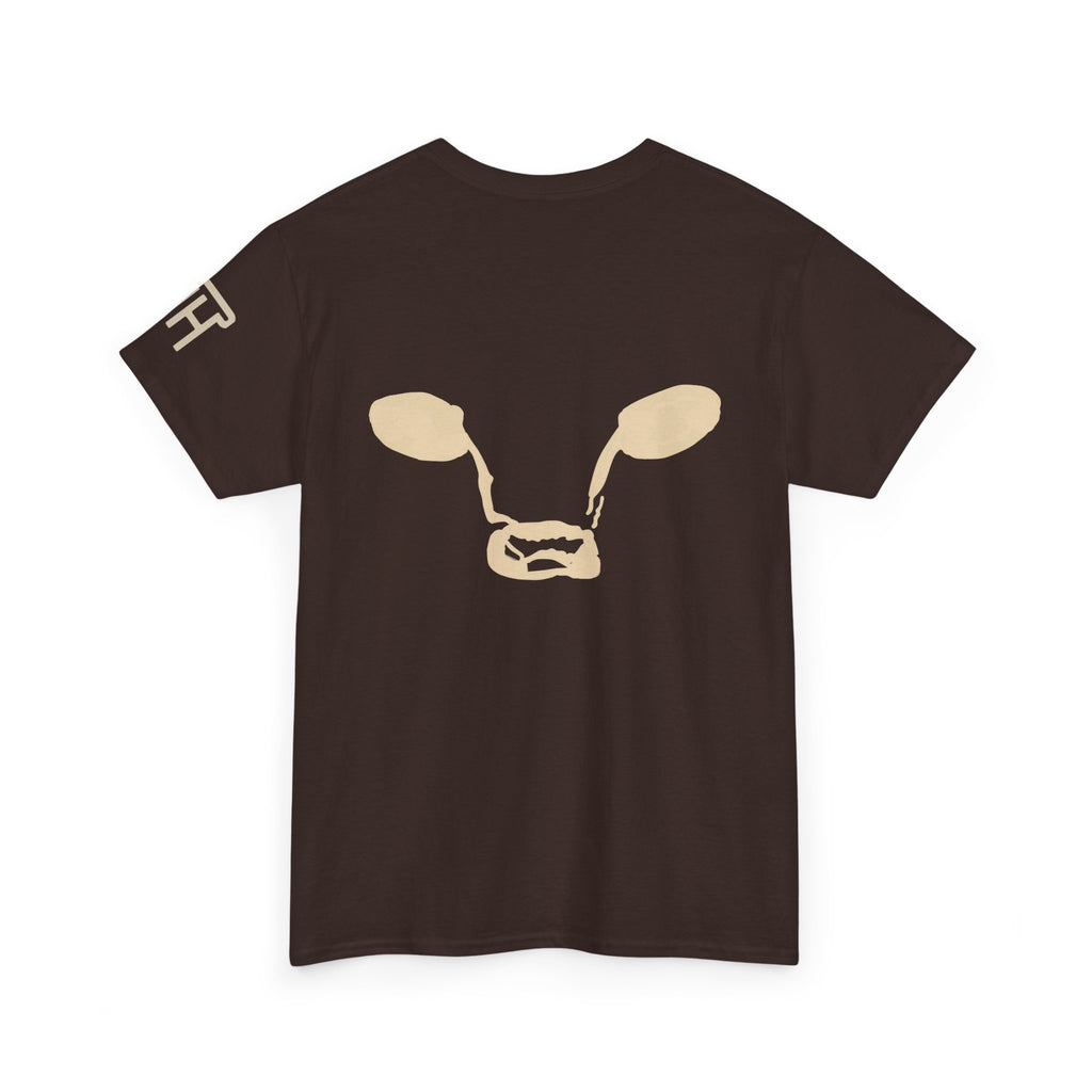 Herd Hub Cow Head — Cattle Brand Tee