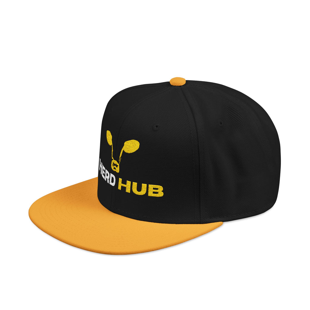 Embroidered Snapback Hat — 'Seed Hub' Logo Streetwear Cap