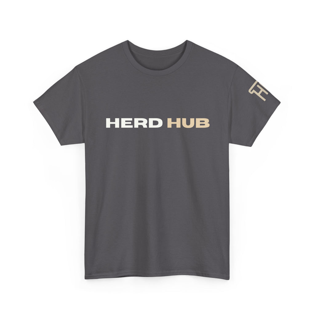 Herd Hub Cow Head — Cattle Brand Tee