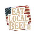 Eat Local Beef Sticker — Herd Hub Decal