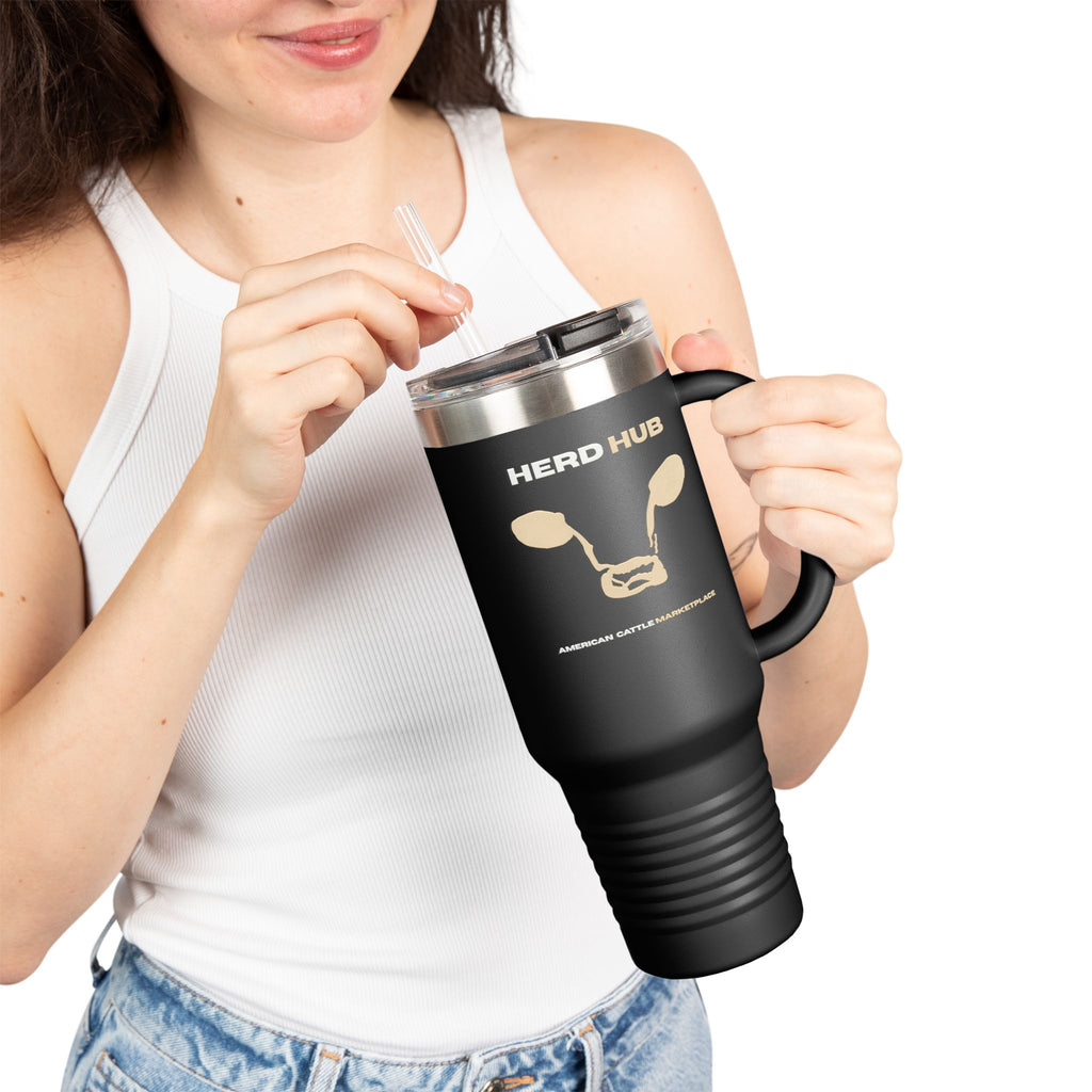 Herd Hub Travel Mug 40oz — Insulated Tumbler