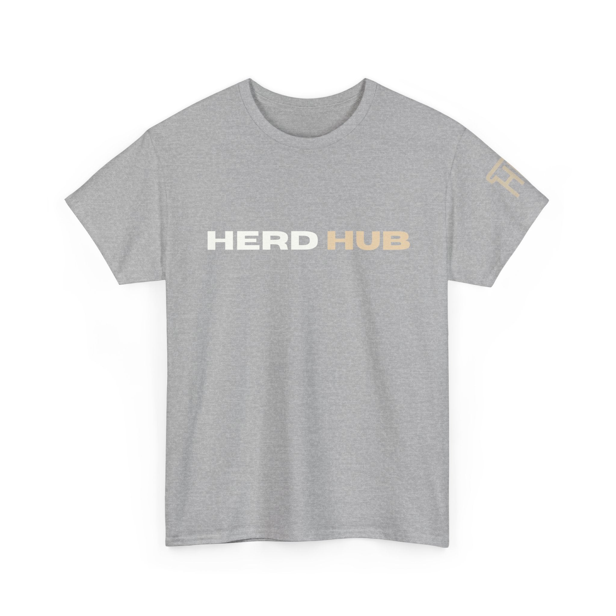 Herd Hub Cow Head — Cattle Brand Tee